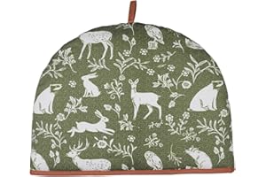 Ulster Weavers, Forest Friends Cosy-Vibrant Kitchen Accessory, 100% Cotton, Warming & Insulating, Machine Washable-Perfect for a Traditional English High Tea Experience, Sage, One Size