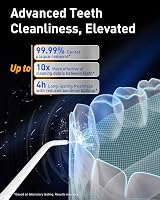 MySmile LP221 UVC Sterilizable Cordless Water Flosser Pearl White view 2