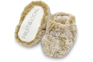 Fruit of the Loom Cozy Thermal Wrap Booties with Non-slip Grips for Baby Girls, Boys, Unisex -