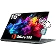 jumper 16 inch Convertible Laptop, 2 in 1 Laptop Computer with FHD 360 Degree Touchscreen, 16GB RAM 640GB Storage, Backlit Keyboard, Fingerprint Reader, 53.2WH, WiFi 6, 1 Year Office 365