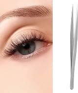Fybida Stainless Steel Curve Tip Tweezers for Eyelash Extensions Crafts Nails view 8