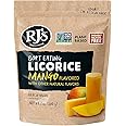 RJ's Soft Australian Licorice, Natural Mango Flavor, Resealable Bag, 7.05 Ounce (1-Pack) | Non-GMO, No Palm Oil, Plant Based | Soft & Chewy Licorice Candy, Made in Australia