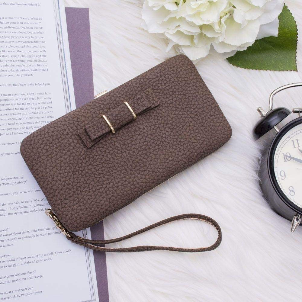 getko with device women's leather wallet(blue)