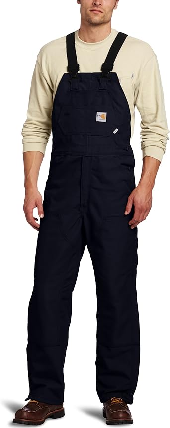 navy blue carhartt insulated bibs