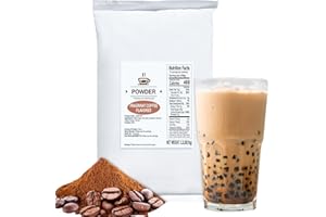 52USA Coffee Milk Tea Powder Flavored, 2.2 lbs (1kg), 3-in-1 Instant Bubble Tea Mix with Creamer & Sugar, Smooth and Creamy, Easy to Prepare for Boba Drinks