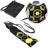 Coolrunner Solo Soccer Kick Trainer, Kick Hands Free Solo Soccer Trainer﻿ | for Adult kids, Football /Volleyball/Rugby Trainer Perfect for Football Skill Improvement, Fits Ball Size 3, 4, and 5