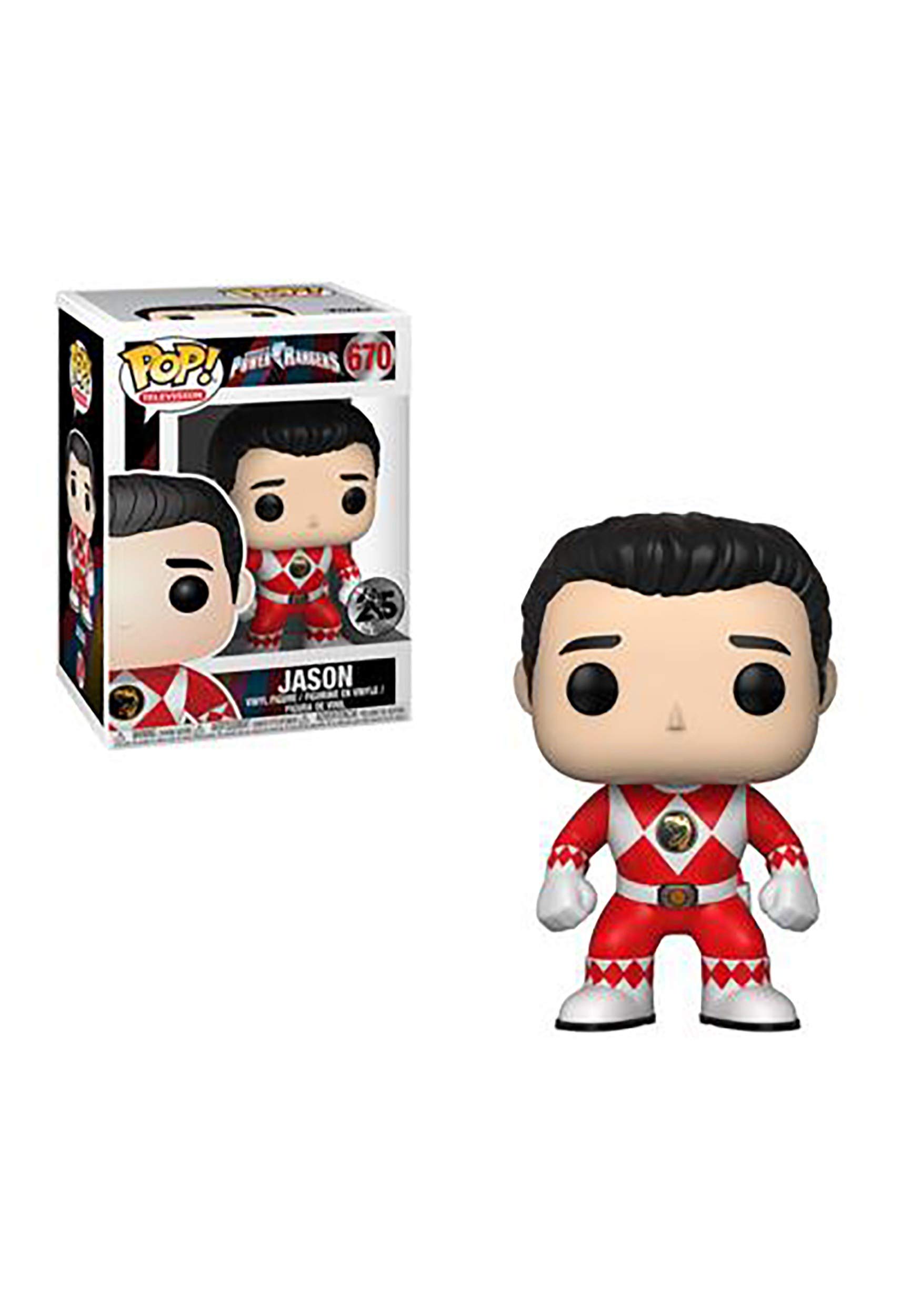 Funko POP! Vinyl: Power Rangers: Red Ranger (No Helmet)