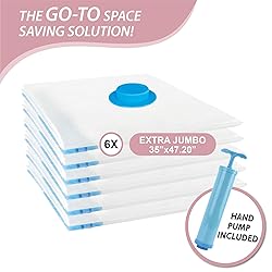 Cozy Essential 6 Pack XXL Jumbo Vacuum Storage