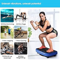 SoftGym Vibration Plate Exercise Machine for