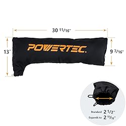 POWERTEC 72040 Table Saw Dust Collector Bag Fits