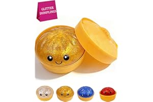 Glitter Dumplings - Rainbow Glittering Dumpling Squishy Mystery Box，Mystery Dumplings Squishy Glitter (A-1)