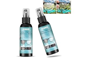 YIZER 2PC New Lens Scratch Remover,Repair Lens Glass Grinding Scratch,Glasses Cleaner Spray for Sunglasses Screen Cleaner Tools(2PC)