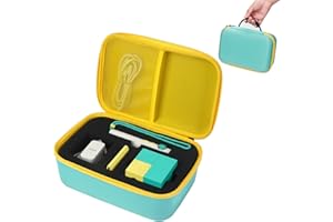 YouKnow Travel Storage Case Compatible with Nex Playground Game System, Custom Foam Tray Holds Active Game Console, HDMI & Power Cord, Remote, Camera Privacy Cover (Teal)