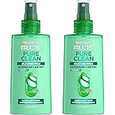 Garnier Fructis Pure Clean Detangler + Air Dry Spray, 5.0 Fl Oz, 2 Count (Packaging May Vary)