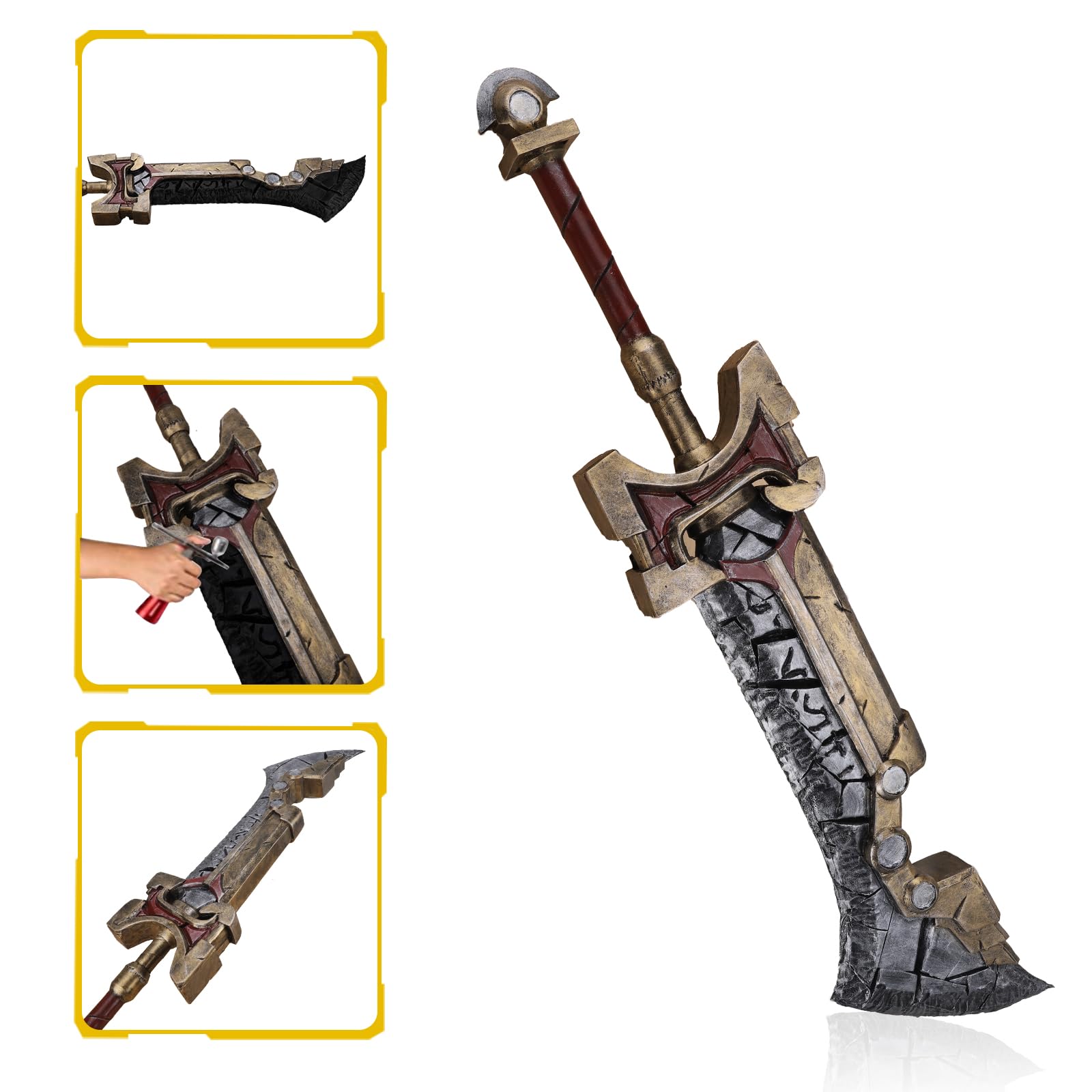 MEARCOOH EVA Foam Cosplay Black 5mm Thick (1mm to 20mm) Large 35.5