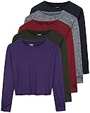 Real Essentials 5 Pack: Women's Dry Fit Crop Top
