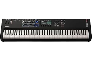 Yamaha 88-Key Music Synthesizer, Graded Hammer Action, Realistic Feel, Performance Focused for Next Generation Sound Exploration, Expressive Control and Optimized Workflow MODX M8