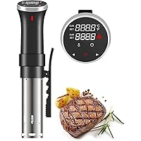 Fityou Accu Slim Sous Vide Thermal Immersion Circulator, 1100W Vacuum Precision Cooker with Precise Temperature and Timer, Fu