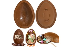 Juome Easter Egg Silicone Molds, 3D Dinosaur Breakable Easter Eggs Chocolate Molds with 1 Hammer for Easter Decorations, Mousse Cake, Dessert Baking