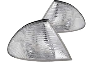 Anzo USA 521006 BMW Clear W/Amber Reflectors Cornering Light Assembly - (Sold in Pairs)
