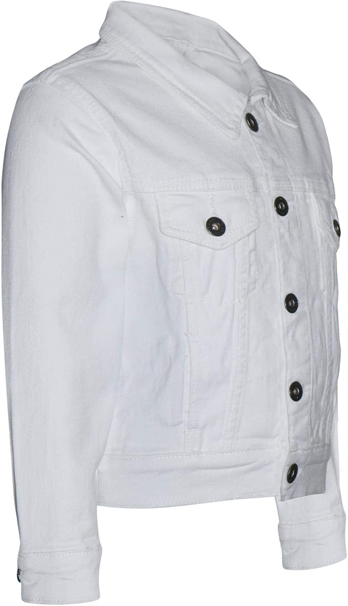 boys white jean jacket