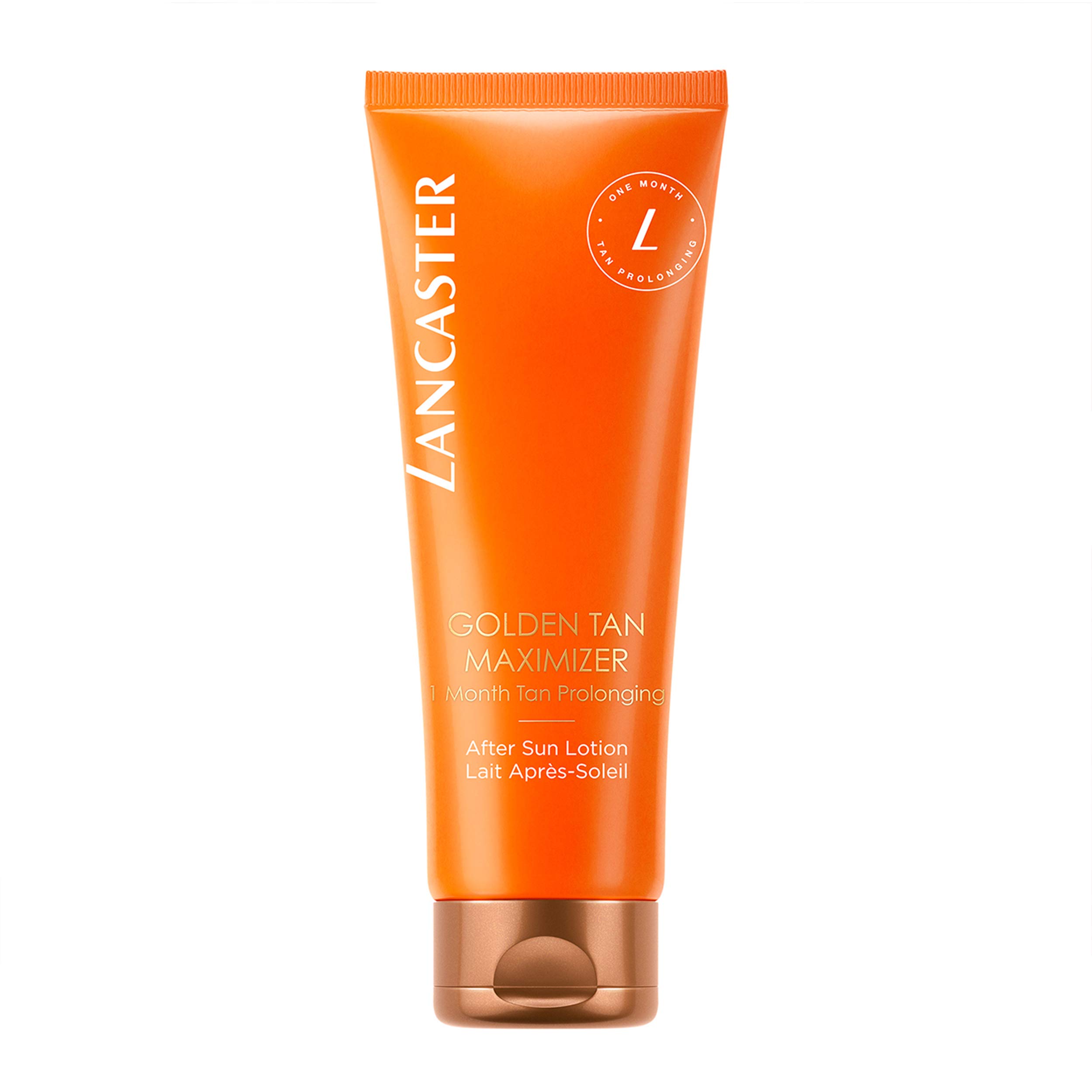 Lancaster Golden Tan Maximizer After Sun Lotion 125ml, One Month Tan Prolonging, Natural Tan Accelerator, Soothes and Calms Sun-Exposed Skin, Softens Skin with Velvety Finish