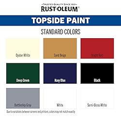 Rust-Oleum 207007-4PK Marine Topside Paint, Deep