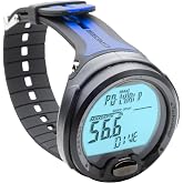 CRESSI Leonardo 2.0 Scuba Dive Watch, Air Nitrox Gauge, Black/Blue | Dive Computer, Air Nitrox Gauge Modes, Single-Button Control, Visual &amp; Audible Alarm, USB &amp; Infrared Transfer, Diving Watch