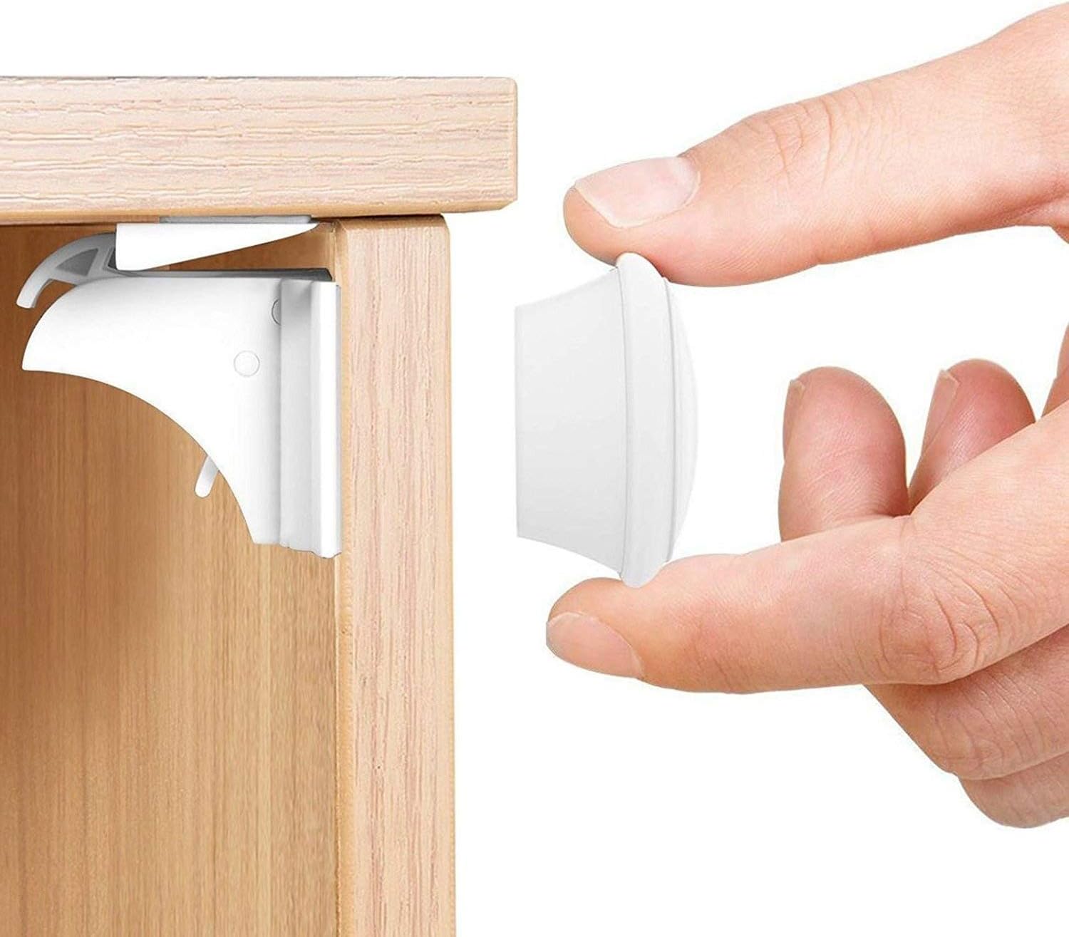 FBGC - Juego de cerraduras magnéticas de seguridad para bebés (12