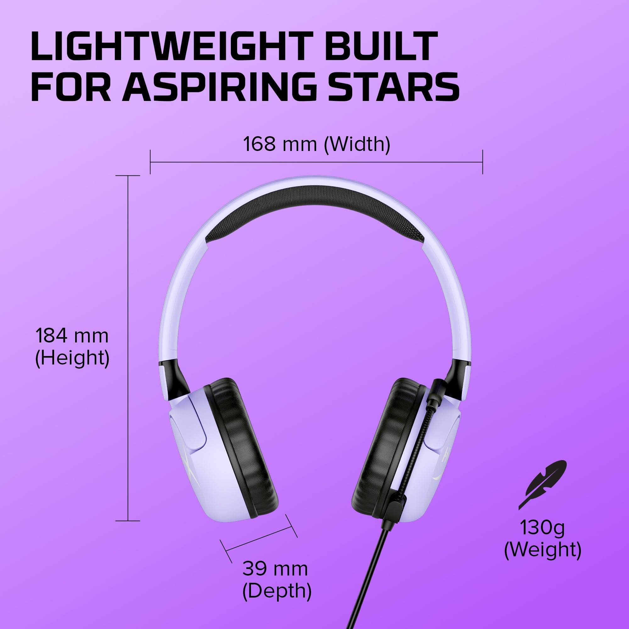 HyperX Cloud Mini Wired Lavender 3