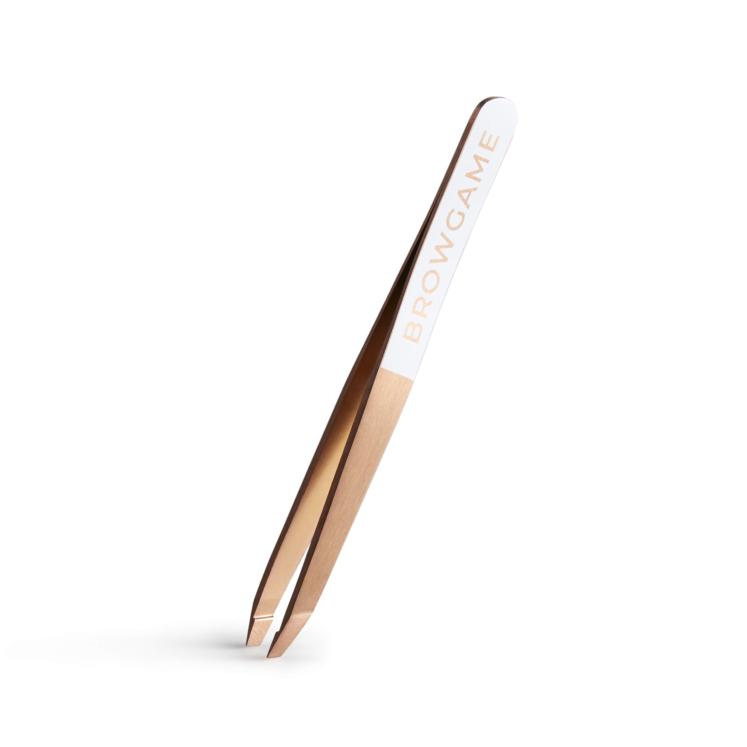 Browgame Cosmetics Prestige Tweezer Slanted (Rose Gold)