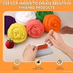 3.53oz Wool Roving Yarn, Wool Felting
