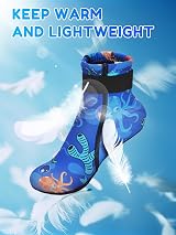 Summshall Kids Neoprene Socks 3mm Water Socks Non-Slip Anti Slip Grip view 7