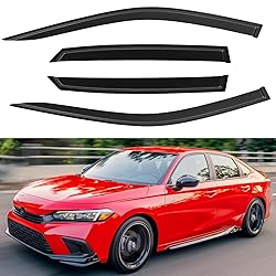 YQAUTEC Window Visors Rain Guards for 2022 2023