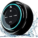 XLeader SoundAngel Mate - Premium 5W Shower Speaker IPX7 Certified Waterproof Bluetooth Speaker with Suction Cup, 3D Crystal 