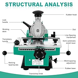 MXBAOHENG Metal Nameplate Stamping Machine