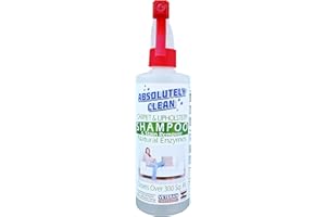 Absolutely Clean Carpet and Upholstery Shampoo, Stain Remover and Leather Cleaner, Remove Stains in 60 s, Cleans Over 300 sq. ft.