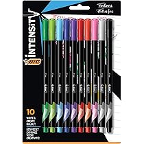 【関税込み】KHOKI ブラック Multi Embodied-Design フーディ Amazon.com: BIC Intensity Fineliner Marker Pen Sets (1