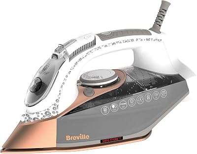 Breville DiamondXpress Steam Iron 3100W 200G Shot Diamond Soleplate