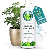 Indoor Plant Food by Houseplant Resource Center - Organic Liquid Fertilizer for Pothos, Peace Lily, Monstera, Cactus and More - 8 oz
