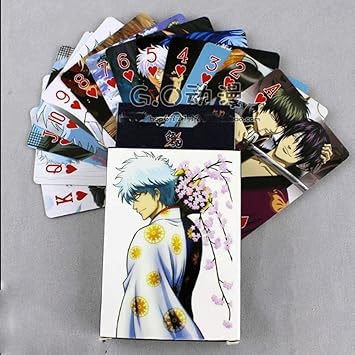 Amazon Co Jp aggy Gintamaアニメ漫画画像designedポーカーゲームトランプカードinボックス おもちゃ