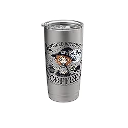Wicked Without Coffee Funny Witchy Halloween