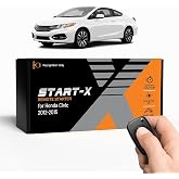 Start-X Car Remote Starter Kit for Honda Civic (2012, 2013, 2014, 2015) | Key Blade Vehicles Only | Plug &amp; Play Install | Zero Wire Splicing | Use Your OEM Key Fob | DIY System
