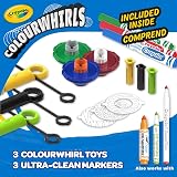 Crayola Colourwhirls 3 Pack Rip Em Spin Em includes 3 Markers view 3