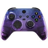 eXtremeRate Replacement Faceplate for Xbox Series X &amp; S Controller - Personalize Your Control - Gradient Translucent Bluebell Front Housing Shell for Xbox Wireless Controller