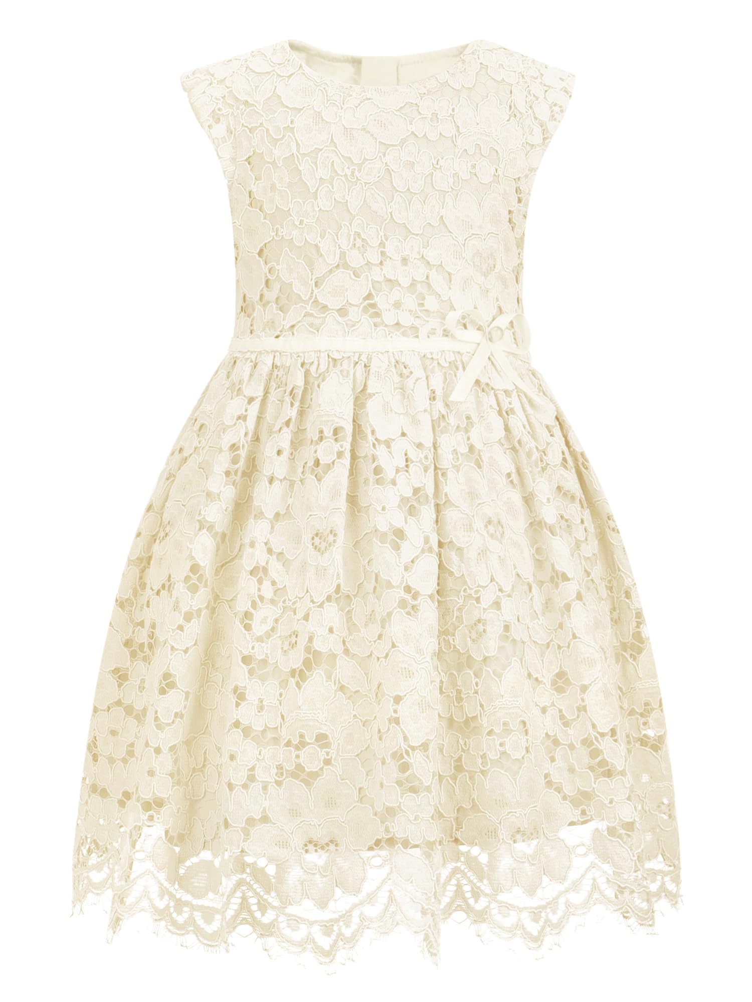 ALLOVIN | Ivory | 6-7Y Toddler & Girls Sleeveless