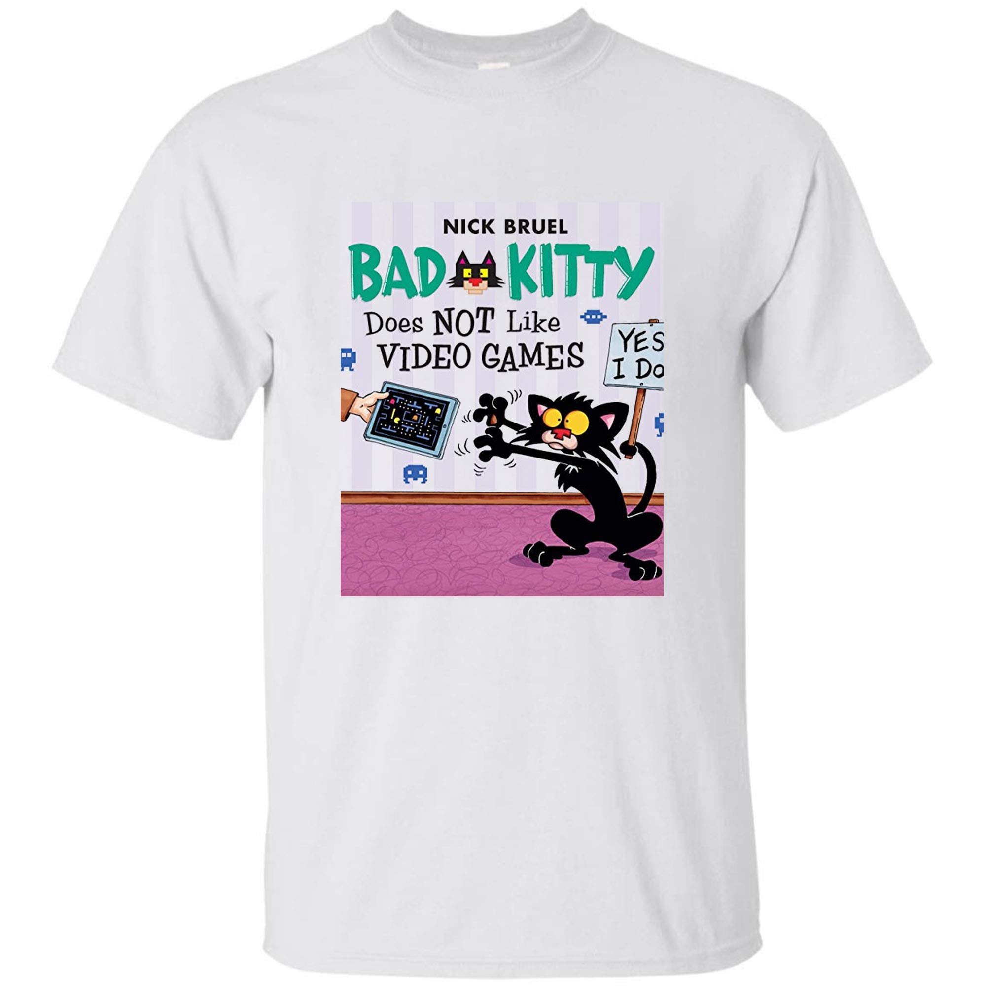 Bad Kitty Does Not Like Video Games T Shirt For Unisex Zelitnovelty