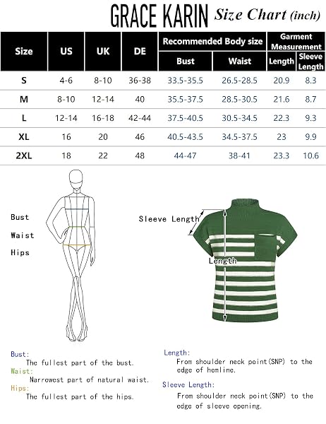 GRACE KARIN WOMEN’S STRIPED SWEATER VEST SLEEVELESS MOCK NECK CAP SLEEVE KNIT SWEATER TOPS BUSINESS CASUAL OUTFITS APRICOT BLACK L
