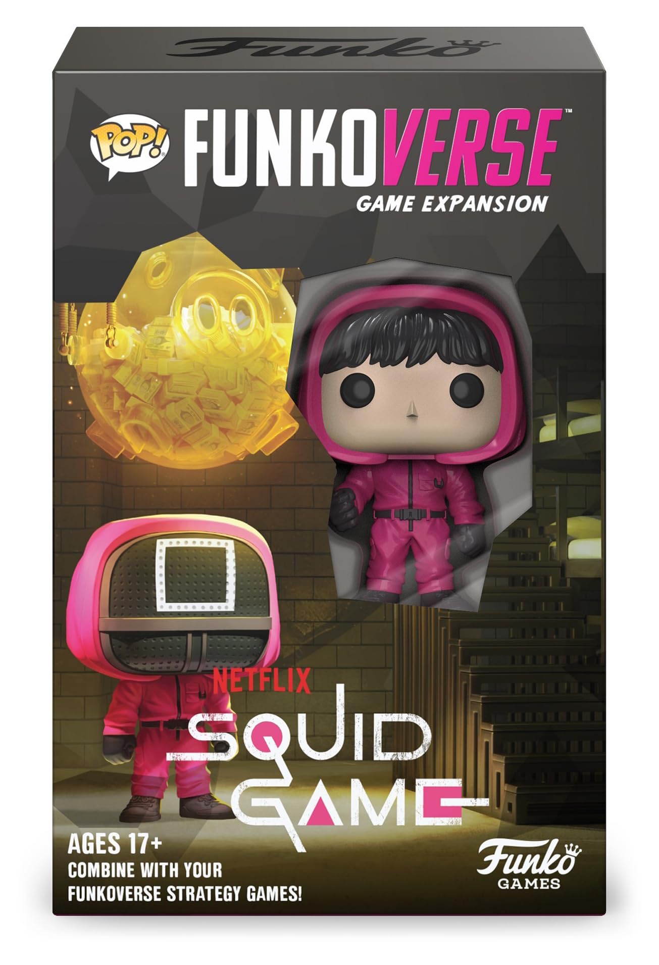 Funko Games Funkoverse: Squid Game 1-pack - Light Strategy Board Game for Children & Adults (Ages 10+) - 2-4 Players - Collectable Vinyl Figure - Gift Idea