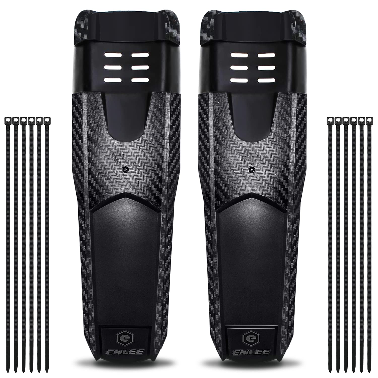 IIRC Bicycle mudguard, mountain bike, 2 pieces, MTB Mudguard Plus, front and rear, universal pro mountain bike, MTB road bike, quick release, suitable for bicycles from 20-29 inches